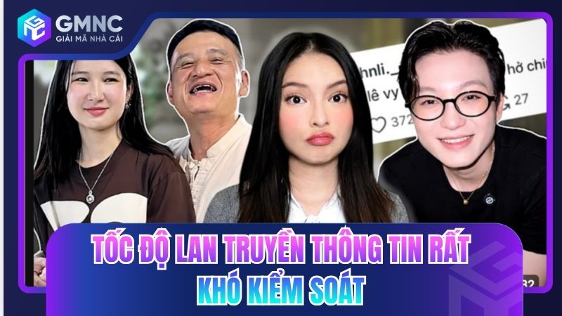 Tốc độ lan truyền thông tin rất khó kiểm soát