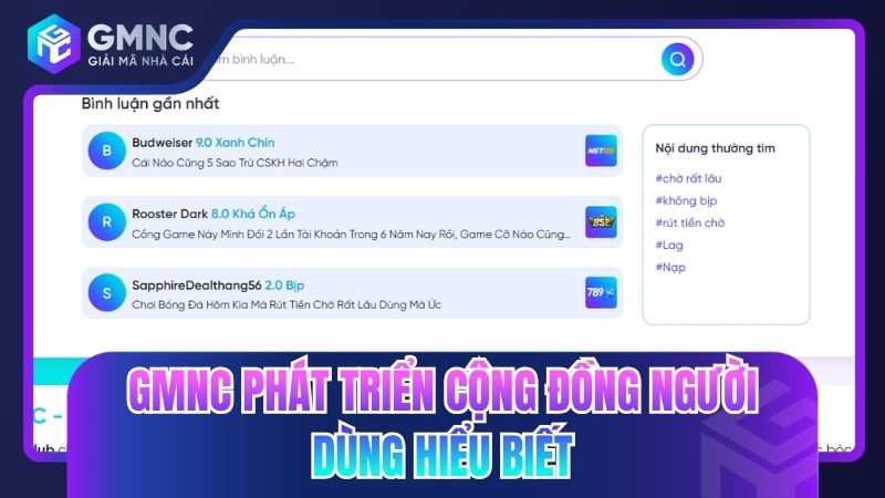 GMNC phát triển cộng đồng người dùng hiểu biết