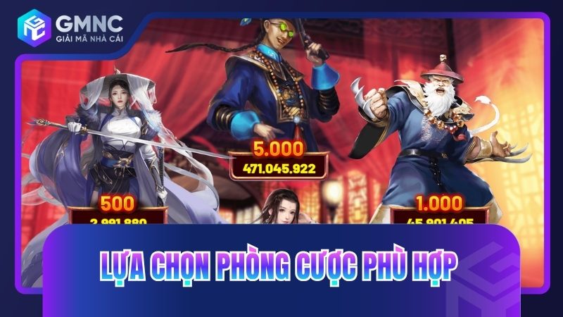 Lựa chọn phòng cược phù hợp